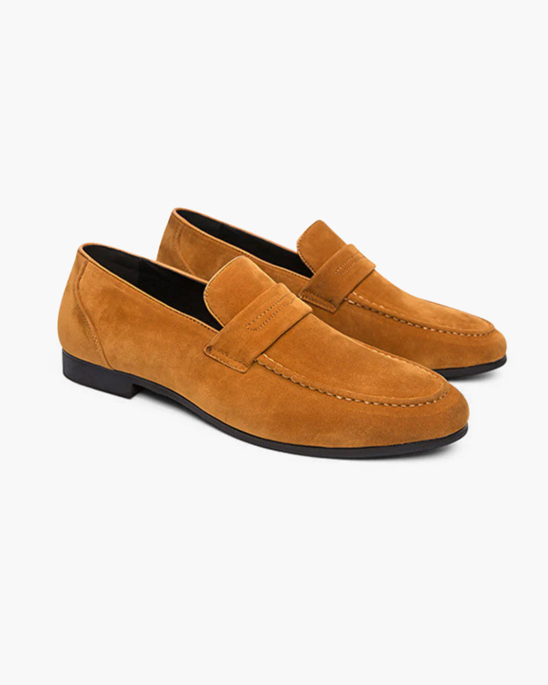 Impetto Suede Penny Loafers